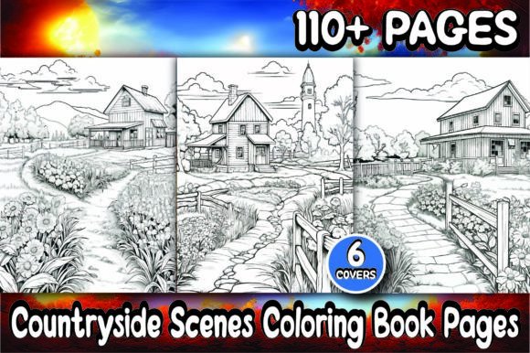 100 Countryside Scenes Coloring Book KDP: A Practical Guide for Creators and Entrepreneurs