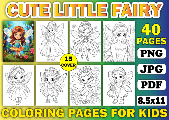 100 Cute Little Fairy Coloring Pages KDP: A Strategic Resource for Publishers and Creators