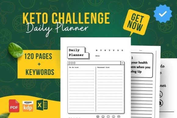 30 Day Keto Challenge Daily Planner Kdp: A Comprehensive Guide for Your Low-Content Business