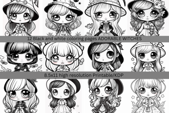 Discovering the Joy of Chibi Witch Coloring Pages: A Versatile Resource for All Ages