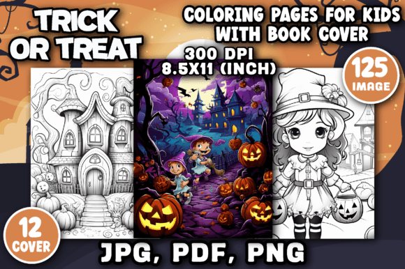 Exploring the Magic of Trick or Treat Coloring Pages for Kids: A Creative Halloween Tradition