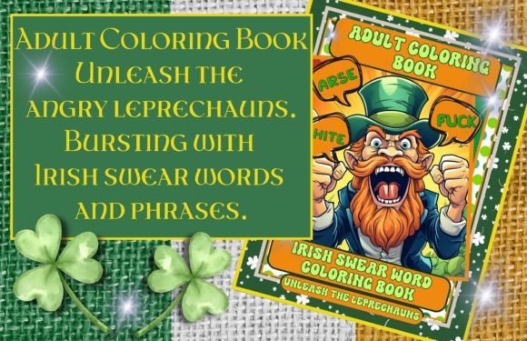 Irish Swear Word Adult Coloring Pages