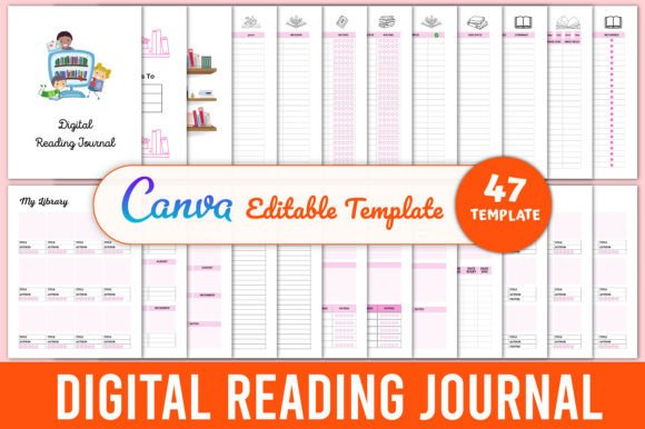 Maximize Your Reading Life with the Digital Reading Journal Canva KDP