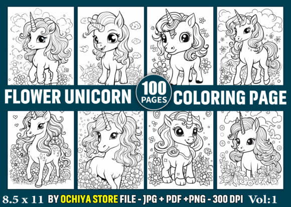 Unlock Creativity with 100 Flowers Unicorn Coloring Pages KDP: A Vibrant Fusion of Fantasy, Nature, and Representation
