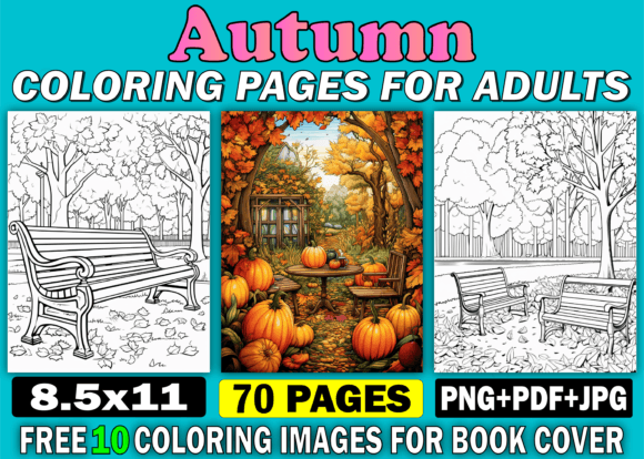 Why Autumn Adults Coloring Pages for KDP Are a Seasonal Goldmine for Creators and Relaxation Seekers